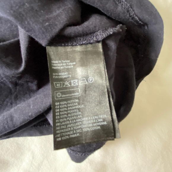 Navy blue shirt with adjustable sleeves - Picture 5 of 5